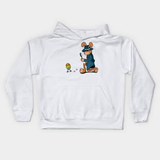 detective easter day Kids Hoodie